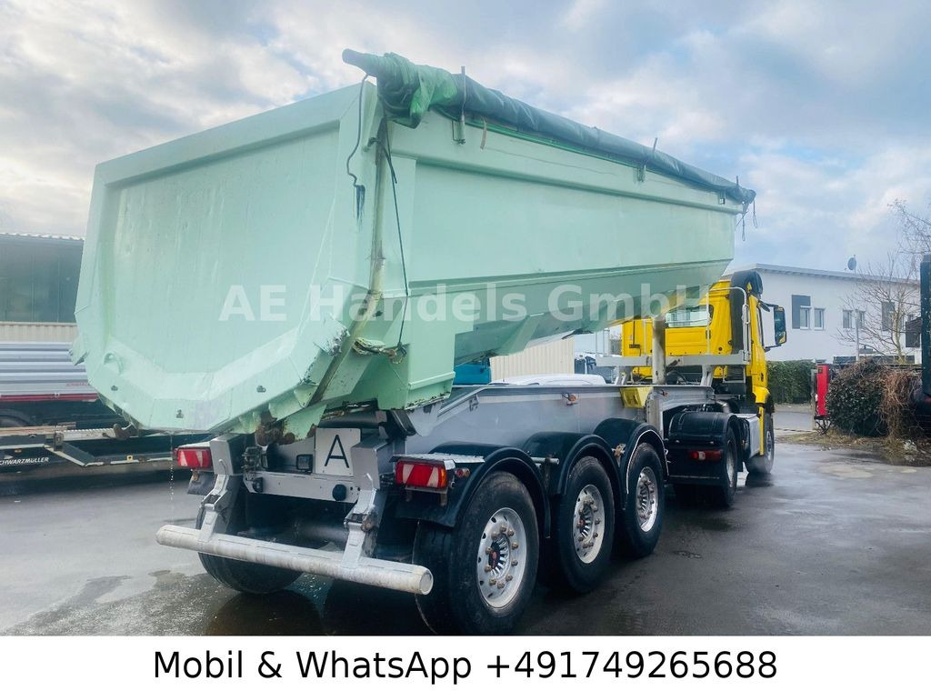 Meierling MSK 24 Stahl *27m³/Lift/Alcoa/Rollplane/Podest - Félpótkocsi billenőplatós: 3 kép. Meierling MSK 24 Stahl *27m³/Lift/Alcoa/Rollplane/Podest - Félpótkocsi billenőplatós: 3 kép.