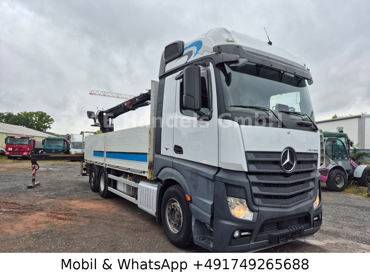 Mercedes-Benz Actros IV 2645 L LL 6x2 *Retarder/Hiab-177K-Pro - Platós teherautó, Darus autó: 3 kép. Mercedes-Benz Actros IV 2645 L LL 6x2 *Retarder/Hiab-177K-Pro - Platós teherautó, Darus autó: 3 kép.