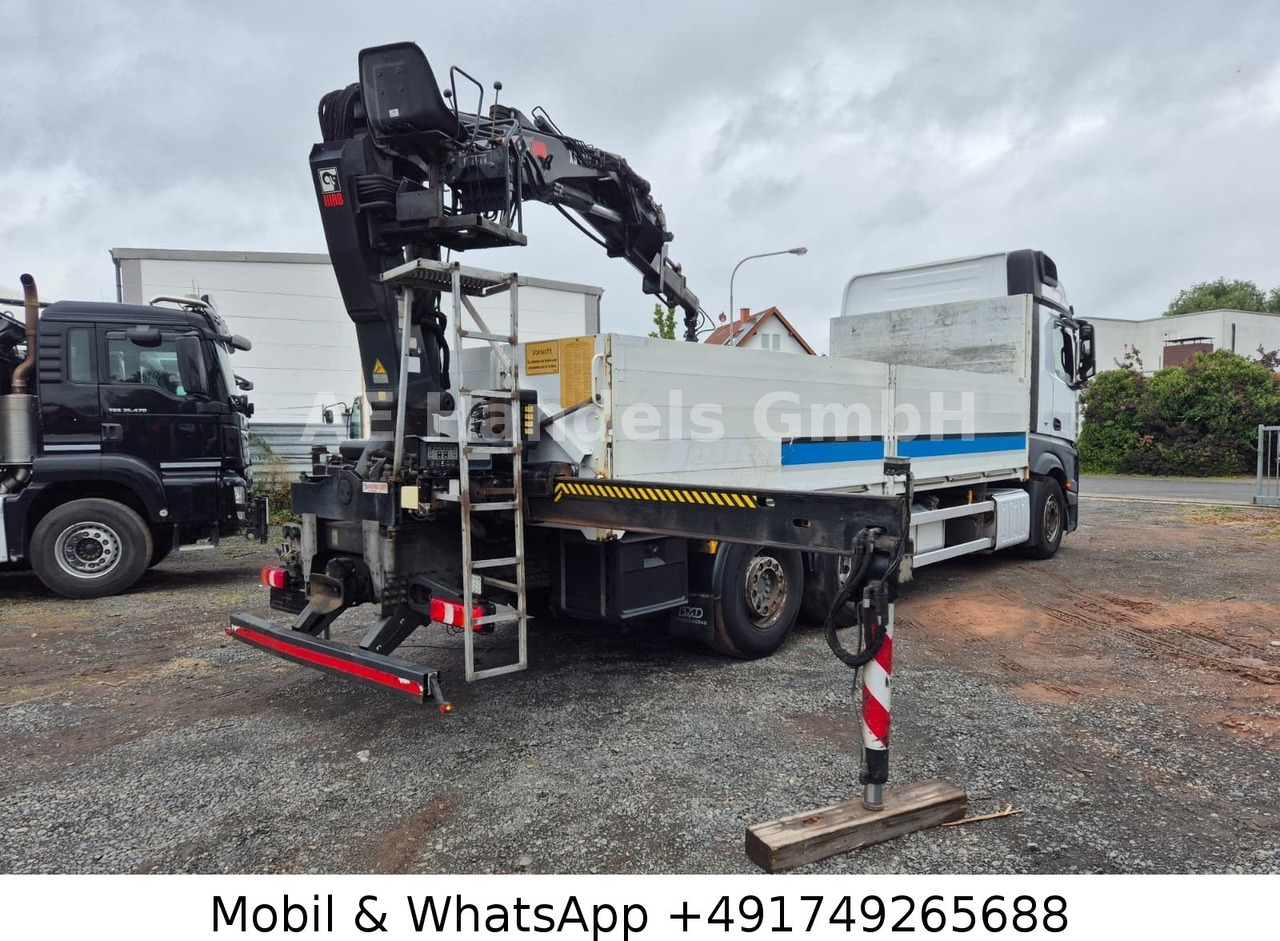Mercedes-Benz Actros IV 2645 L LL 6x2 *Retarder/Hiab-177K-Pro - Platós teherautó, Darus autó: 5 kép. Mercedes-Benz Actros IV 2645 L LL 6x2 *Retarder/Hiab-177K-Pro - Platós teherautó, Darus autó: 5 kép.