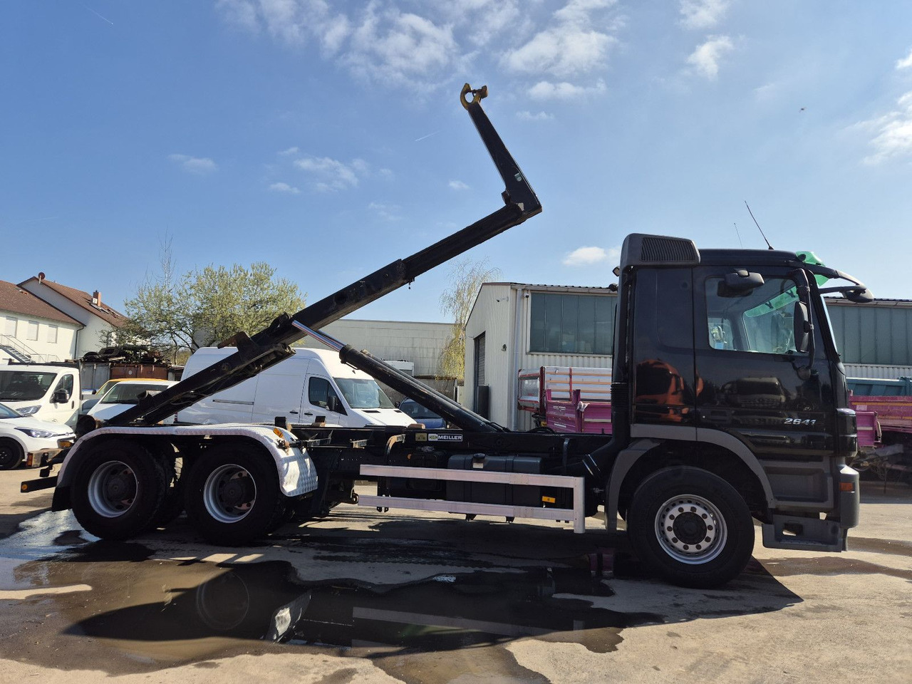 Mercedes-Benz Actros MP2 2641 M BL 6x4*MEILLER-RK-20.67/Analog - Horgos rakodó teherautó: 3 kép. Mercedes-Benz Actros MP2 2641 M BL 6x4*MEILLER-RK-20.67/Analog - Horgos rakodó teherautó: 3 kép.