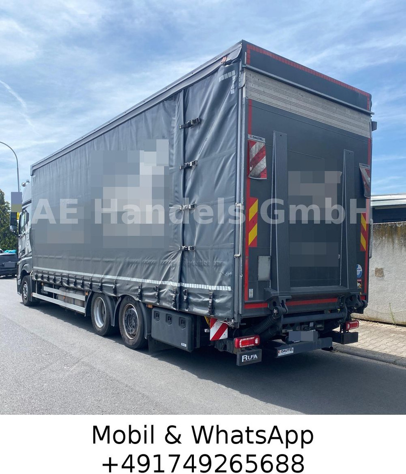 Mercedes-Benz Actros V 2540 L *Hubdach/Lenk+Lift/LBW-2,8m - Ponyvás teherautó: 4 kép. Mercedes-Benz Actros V 2540 L *Hubdach/Lenk+Lift/LBW-2,8m - Ponyvás teherautó: 4 kép.