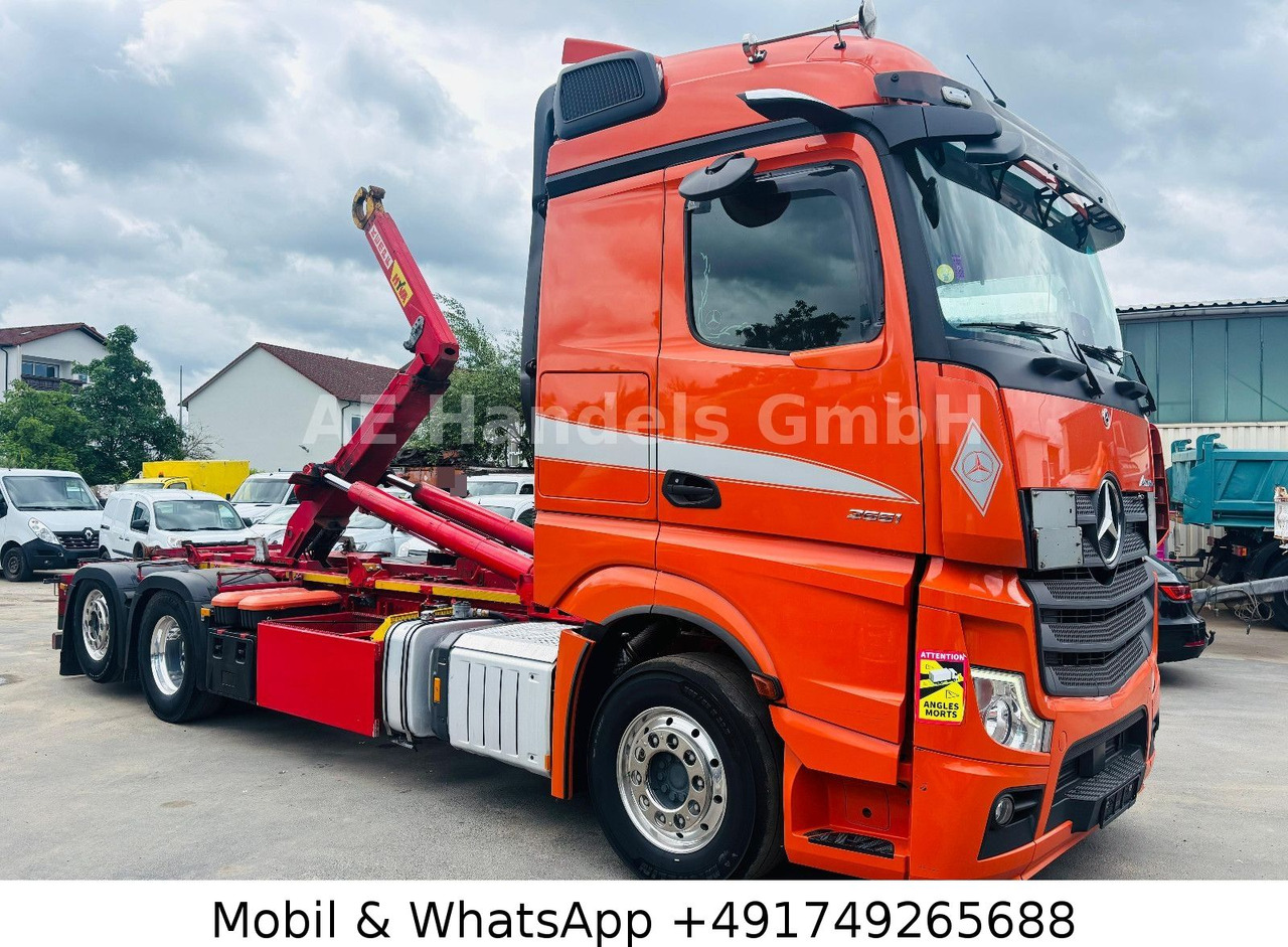 Mercedes-Benz Actros V 2551 L BL 6x2 *Retarder/Hyva-18-60-S - Horgos rakodó teherautó, Darus autó: 2 kép. Mercedes-Benz Actros V 2551 L BL 6x2 *Retarder/Hyva-18-60-S - Horgos rakodó teherautó, Darus autó: 2 kép.