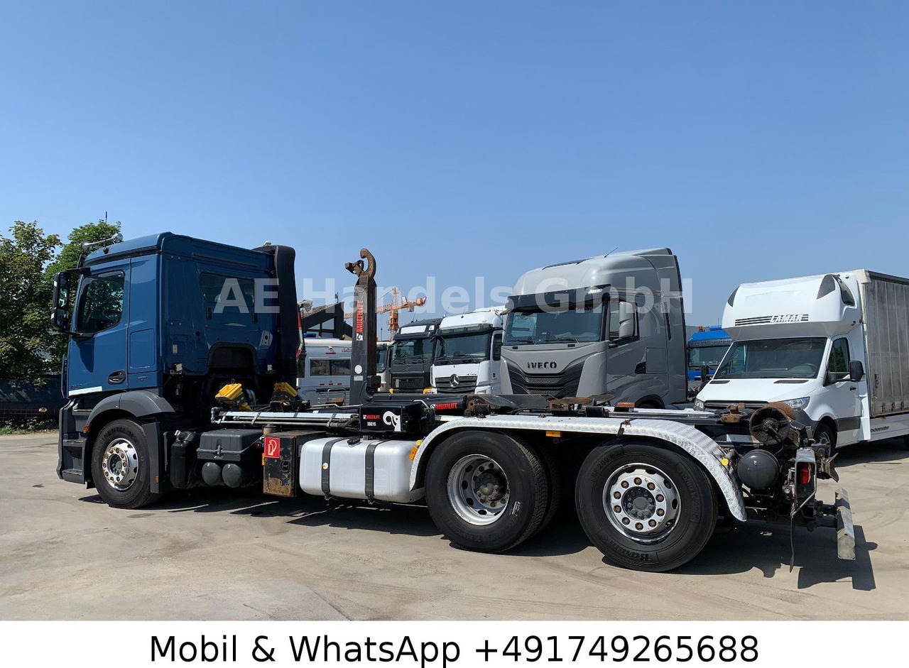 Mercedes-Benz Antos 2542 M LL *Retarder/Hiab-XR21S56/Lenk+Lift - Horgos rakodó teherautó, Darus autó: 2 kép. Mercedes-Benz Antos 2542 M LL *Retarder/Hiab-XR21S56/Lenk+Lift - Horgos rakodó teherautó, Darus autó: 2 kép.