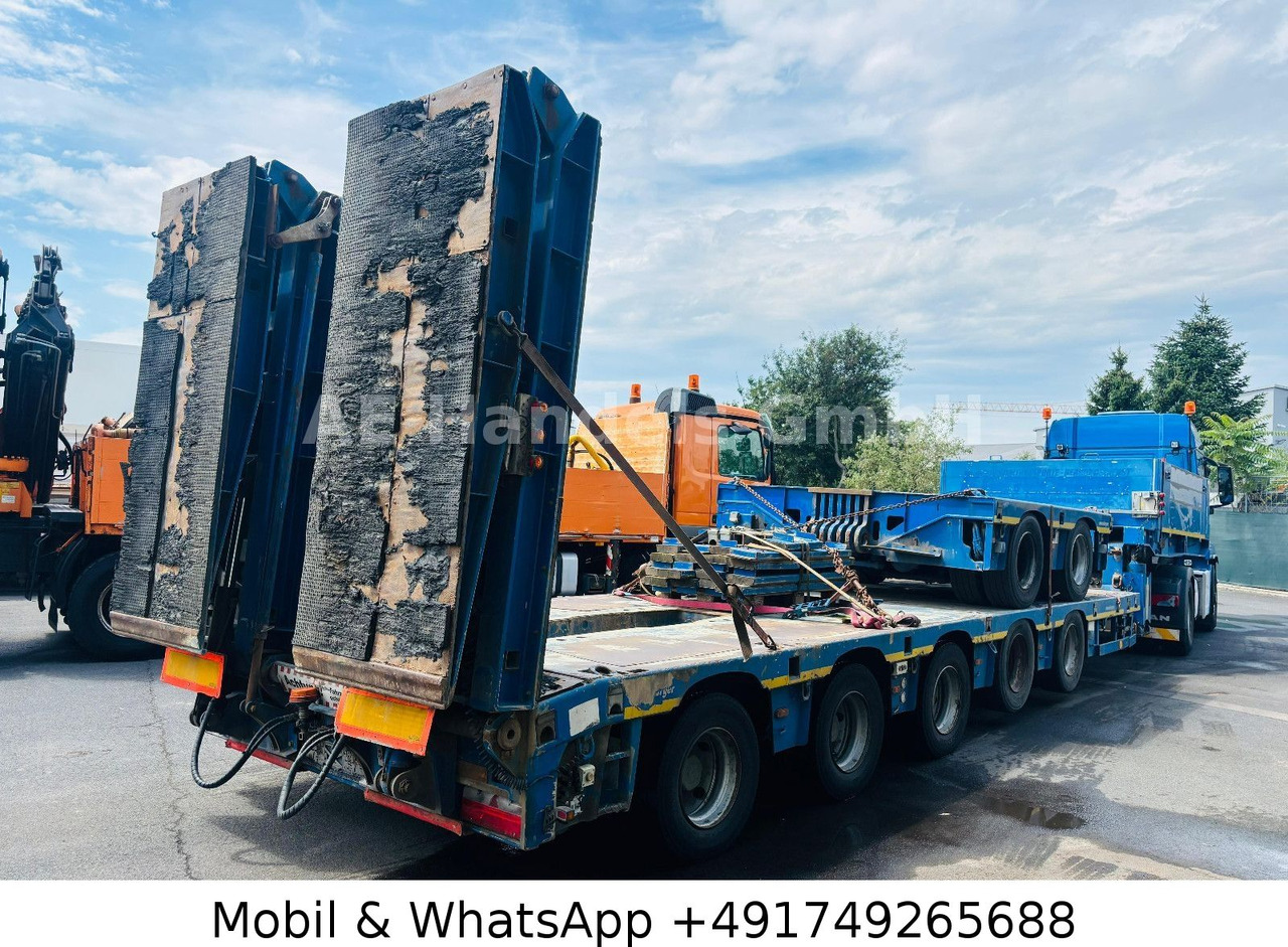 Meusburger MTS-5 *Dolly/Hydr.Rampen/Bagger-Stiel-Mulde - Félpótkocsi mélybölcsős: 4 kép. Meusburger MTS-5 *Dolly/Hydr.Rampen/Bagger-Stiel-Mulde - Félpótkocsi mélybölcsős: 4 kép.
