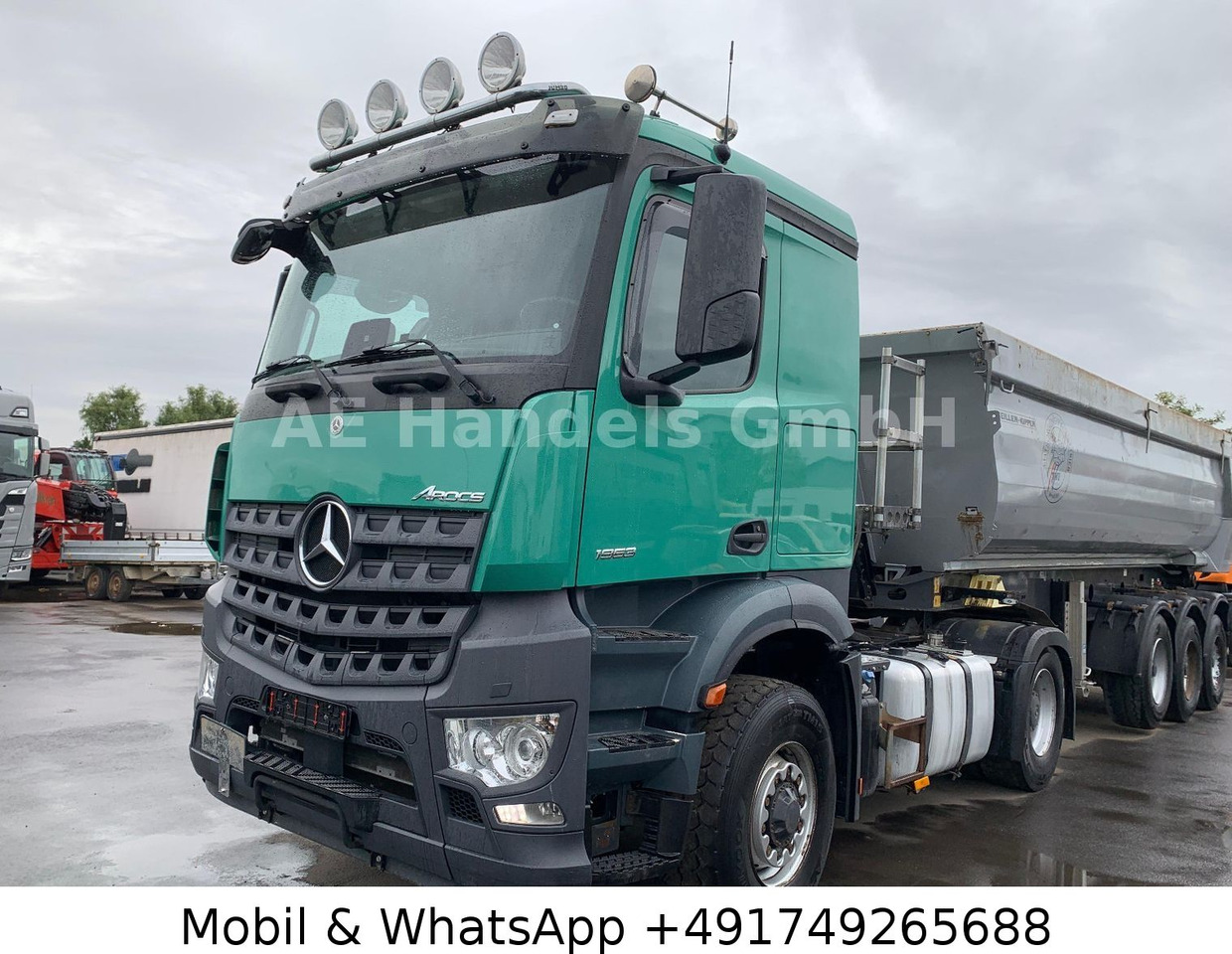 Mercedes-Benz Arocs 1953 L HAD BL *Retarder/AP/Hydraulik/LDW - Nyergesvontató: 2 kép. Mercedes-Benz Arocs 1953 L HAD BL *Retarder/AP/Hydraulik/LDW - Nyergesvontató: 2 kép.