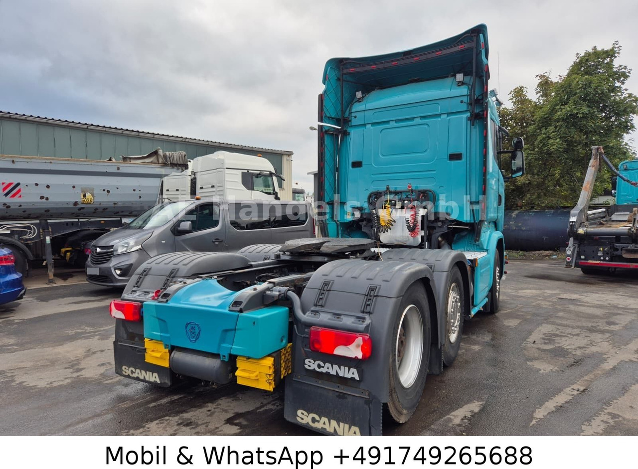 Scania R520 V8 TopLine BL 6x2 *Retarder/ACC/Lenk+Lift - Nyergesvontató: 3 kép. Scania R520 V8 TopLine BL 6x2 *Retarder/ACC/Lenk+Lift - Nyergesvontató: 3 kép.
