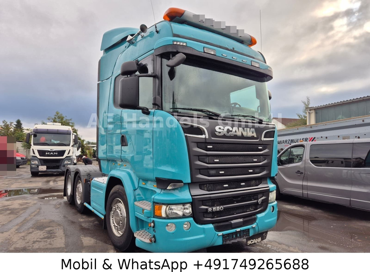 Scania R520 V8 TopLine BL 6x2 *Retarder/ACC/Lenk+Lift - Nyergesvontató: 1 kép. Scania R520 V8 TopLine BL 6x2 *Retarder/ACC/Lenk+Lift - Nyergesvontató: 1 kép.