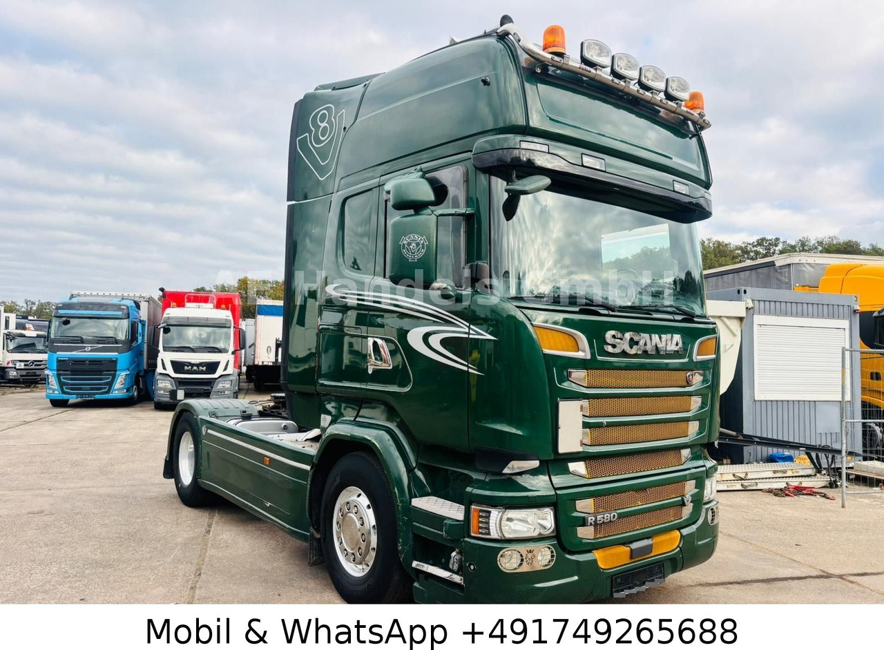 Scania R580 TopLine LL *Retarder/Standklima/ACC - Nyergesvontató: 1 kép. Scania R580 TopLine LL *Retarder/Standklima/ACC - Nyergesvontató: 1 kép.