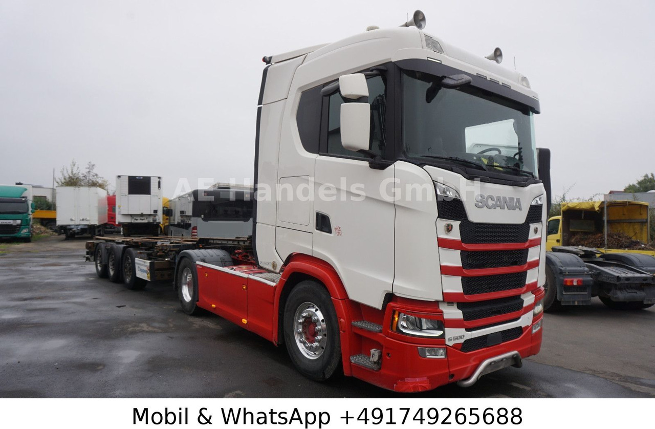Scania S500 LL *Retarder/ACC/Vollspoiler/LDW/Standklima - Nyergesvontató: 1 kép. Scania S500 LL *Retarder/ACC/Vollspoiler/LDW/Standklima - Nyergesvontató: 1 kép.