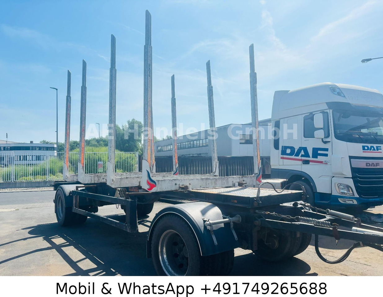 Pavic HTA Holz Drehschemel *4xEXTE / TÜV-10.2025 - Rönkszállító pótkocsi: 1 kép. Pavic HTA Holz Drehschemel *4xEXTE / TÜV-10.2025 - Rönkszállító pótkocsi: 1 kép.
