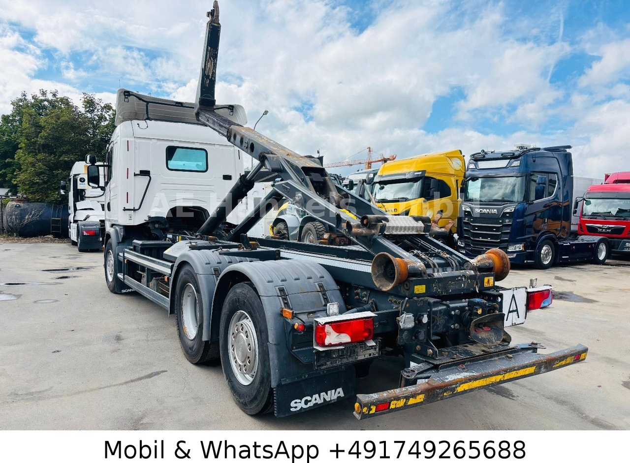 Scania G410 BL 6x2 *Retarder/MEILLER-RK.20.67/Lenk+Lift - Horgos rakodó teherautó: 5 kép. Scania G410 BL 6x2 *Retarder/MEILLER-RK.20.67/Lenk+Lift - Horgos rakodó teherautó: 5 kép.