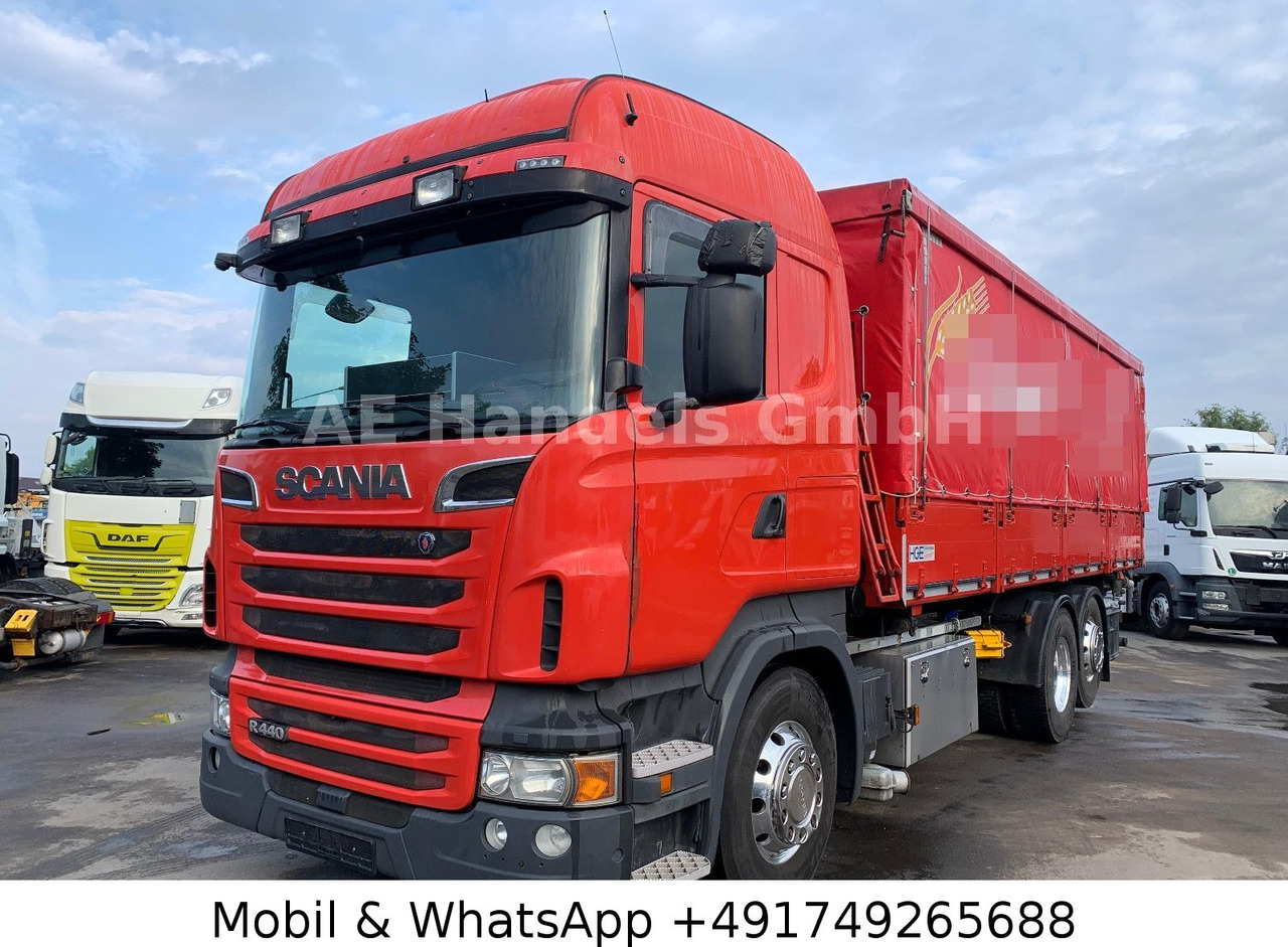 Scania R440 BL *Retarder/Gebläse/Lenk+Lift/AHK - Billenőplatós teherautó: 2 kép. Scania R440 BL *Retarder/Gebläse/Lenk+Lift/AHK - Billenőplatós teherautó: 2 kép.