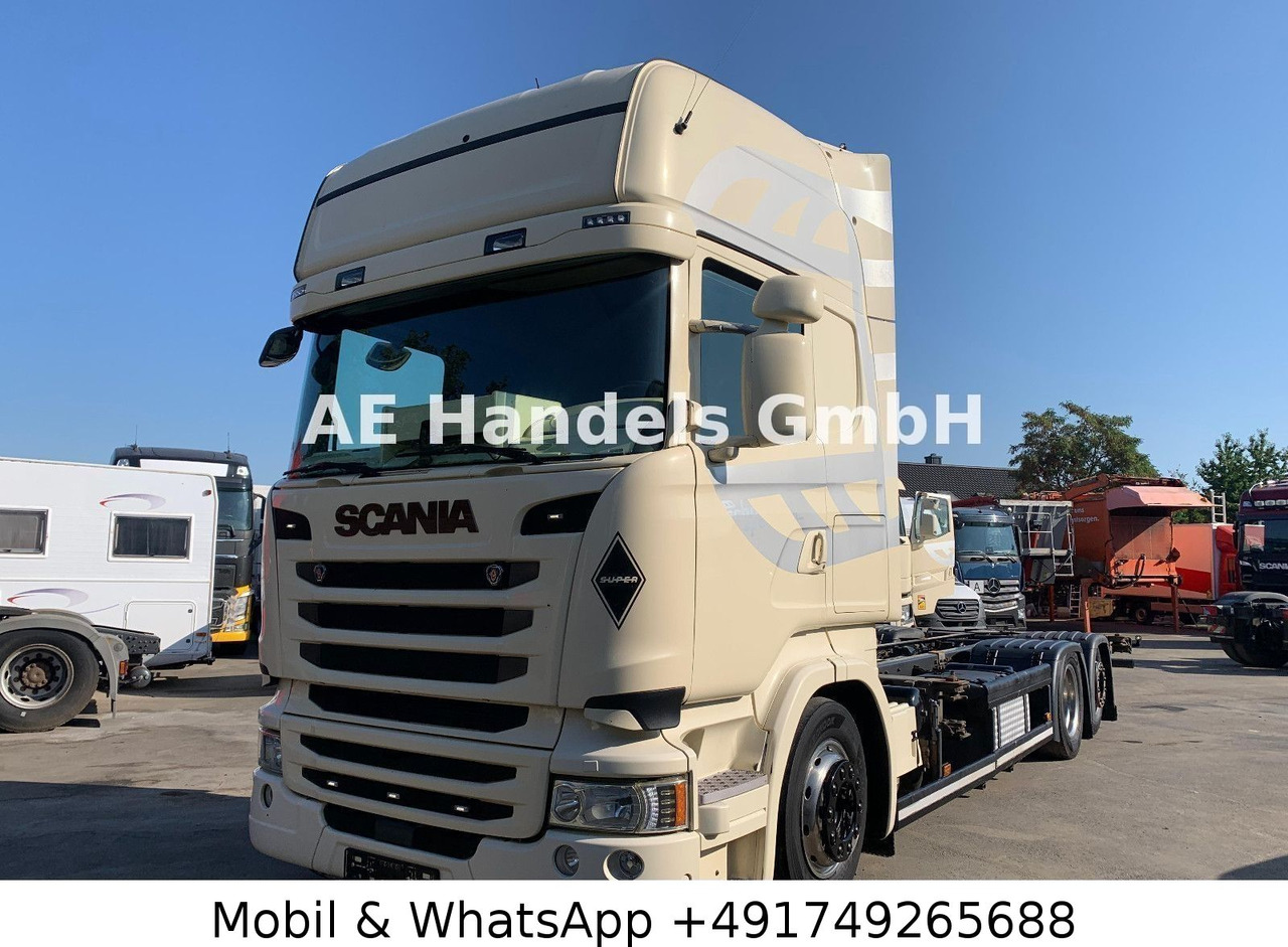 Scania R450 TopLine LL 6x2 BDF *Retarder/2xTank/ACC/AHK - Cserefelépítményes teherautó: 1 kép. Scania R450 TopLine LL 6x2 BDF *Retarder/2xTank/ACC/AHK - Cserefelépítményes teherautó: 1 kép.