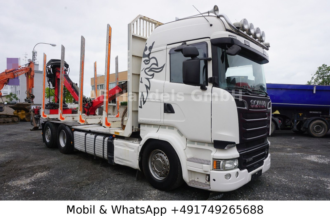 Scania R580 V8 Highline Palfinger-M120L97 *Retarder/ACC - Darus autó: 2 kép. Scania R580 V8 Highline Palfinger-M120L97 *Retarder/ACC - Darus autó: 2 kép.