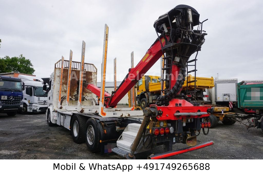 Scania R580 V8 Highline Palfinger-M120L97 *Retarder/ACC - Darus autó, Rönkszállító teherautó: 5 kép. Scania R580 V8 Highline Palfinger-M120L97 *Retarder/ACC - Darus autó, Rönkszállító teherautó: 5 kép.