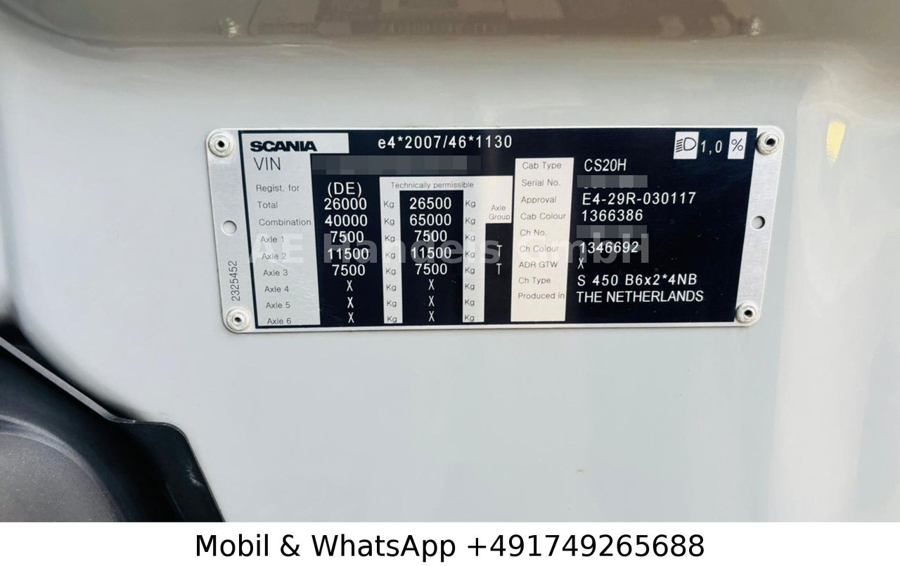 Scania S450 HighLine BDF *Retarder/Lenk+Lift/Multi/ACC lízing Scania S450 HighLine BDF *Retarder/Lenk+Lift/Multi/ACC: 15 kép.