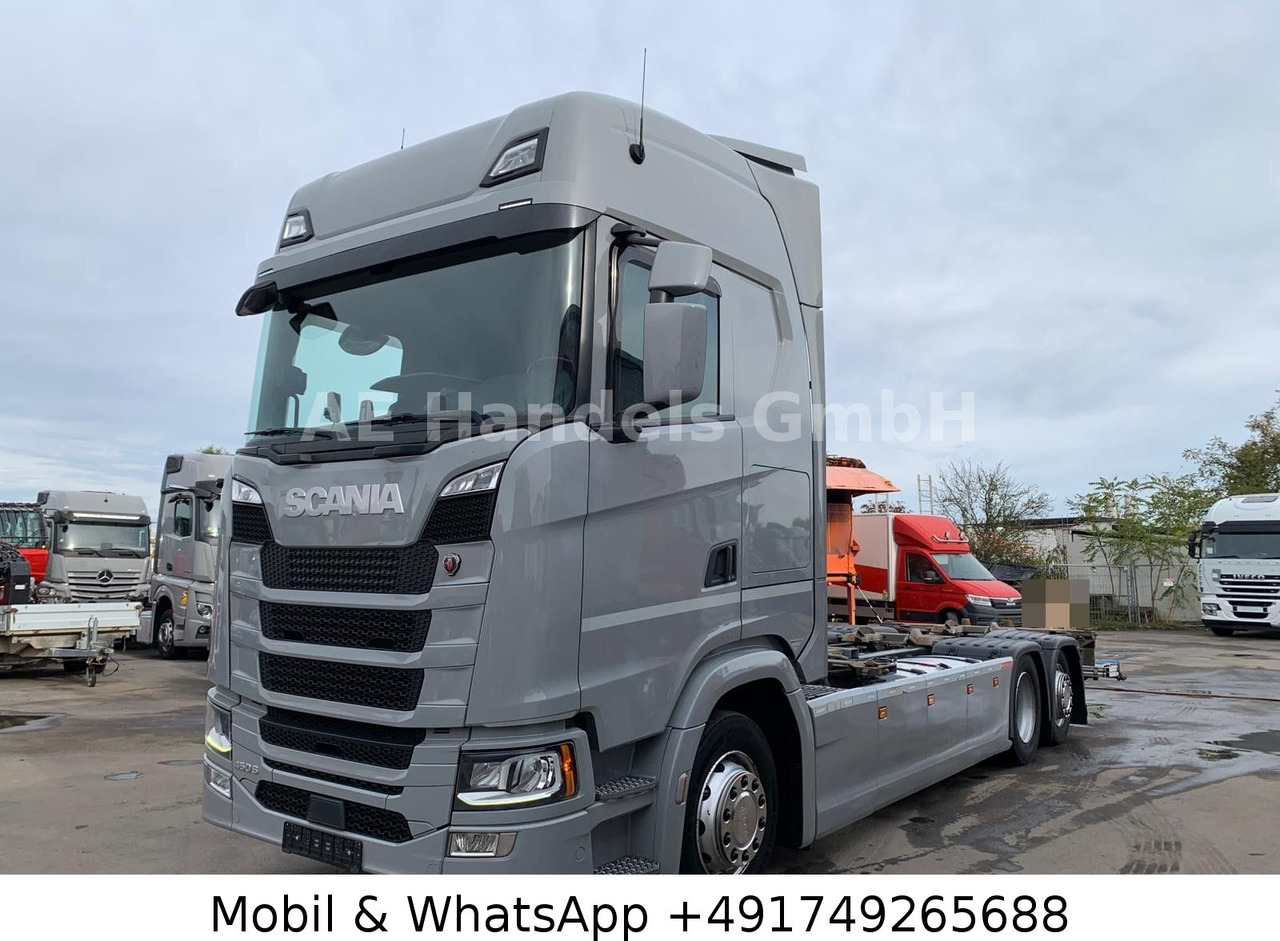 Scania S450 HighLine BDF *Retarder/Lenk+Lift/Multi/LBW - Cserefelépítményes teherautó: 1 kép. Scania S450 HighLine BDF *Retarder/Lenk+Lift/Multi/LBW - Cserefelépítményes teherautó: 1 kép.