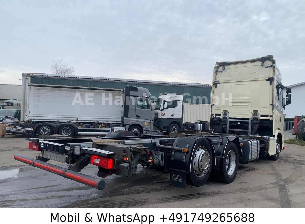 Scania S450 HighLine LL 6x2 BDF*Retarder/AHK/2xTank/ACC - Cserefelépítményes teherautó: 4 kép. Scania S450 HighLine LL 6x2 BDF*Retarder/AHK/2xTank/ACC - Cserefelépítményes teherautó: 4 kép.