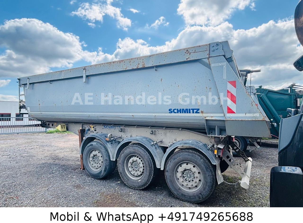 Schmitz Cargobull SKI 24 Stahl *24m³ / 1.Liftachse / Schieber - Félpótkocsi billenőplatós: 4 kép. Schmitz Cargobull SKI 24 Stahl *24m³ / 1.Liftachse / Schieber - Félpótkocsi billenőplatós: 4 kép.
