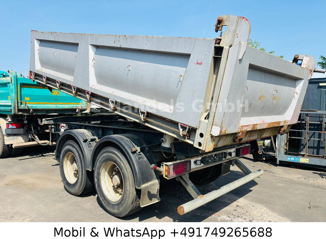 Schmitz Cargobull ZKI 18 Tandem Stahl *11m³ / Rollplane / SAF - Pótkocsi billenőplatós: 4 kép. Schmitz Cargobull ZKI 18 Tandem Stahl *11m³ / Rollplane / SAF - Pótkocsi billenőplatós: 4 kép.