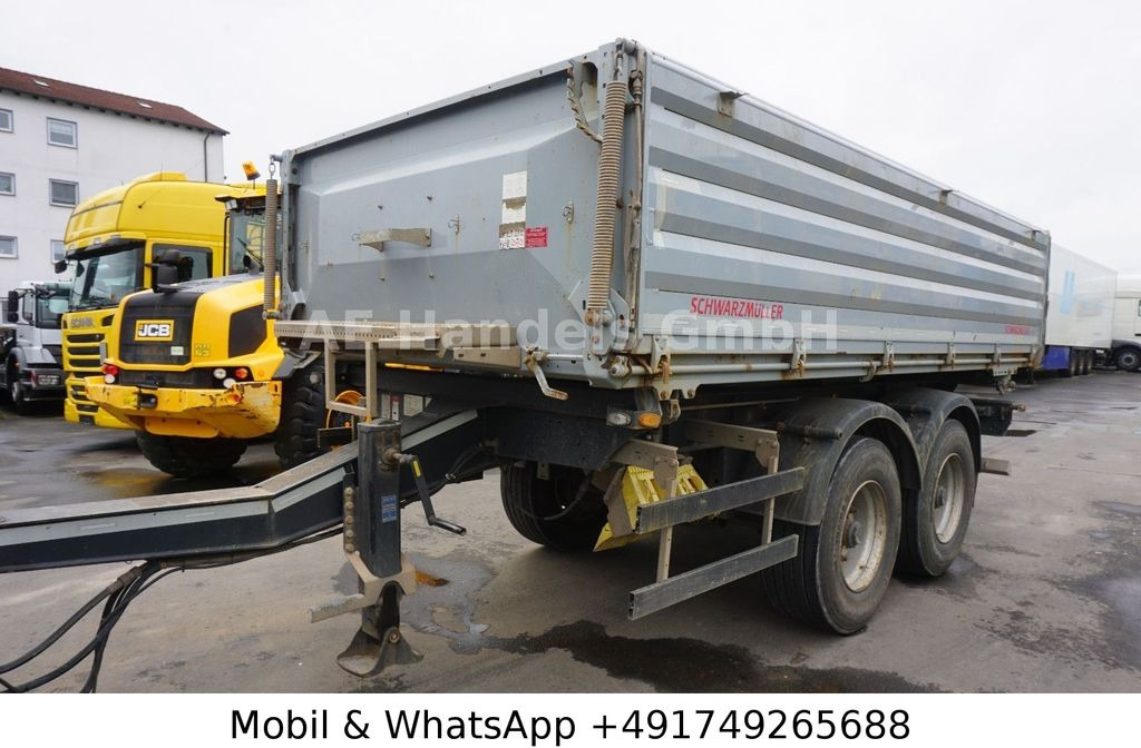 Schwarzmüller M-Serie DreiSeitenKipper *Aluseiten/Stahlboden - Pótkocsi billenőplatós: 2 kép. Schwarzmüller M-Serie DreiSeitenKipper *Aluseiten/Stahlboden - Pótkocsi billenőplatós: 2 kép.