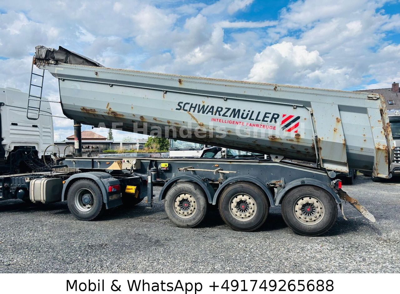 Schwarzmüller SK Stahl *24m³/Hardox/Alcoa/E-Verdeck - Félpótkocsi billenőplatós: 5 kép. Schwarzmüller SK Stahl *24m³/Hardox/Alcoa/E-Verdeck - Félpótkocsi billenőplatós: 5 kép.
