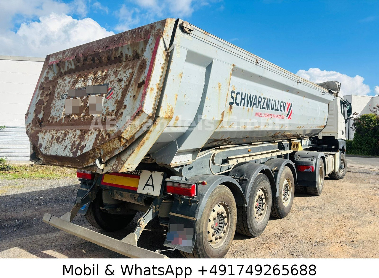 Schwarzmüller SK Stahl *24m³/Hardox/Alcoa/E-Verdeck - Félpótkocsi billenőplatós: 5 kép. Schwarzmüller SK Stahl *24m³/Hardox/Alcoa/E-Verdeck - Félpótkocsi billenőplatós: 5 kép.