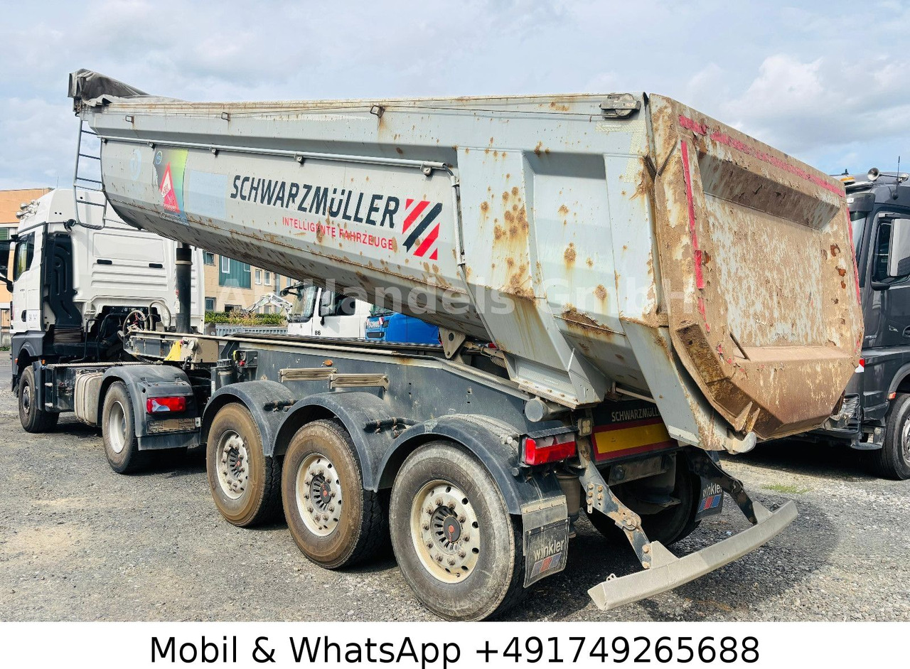 Schwarzmüller SK Stahl *24m³/Hardox/Alcoa/E-Verdeck/Wabco - Félpótkocsi billenőplatós: 5 kép. Schwarzmüller SK Stahl *24m³/Hardox/Alcoa/E-Verdeck/Wabco - Félpótkocsi billenőplatós: 5 kép.