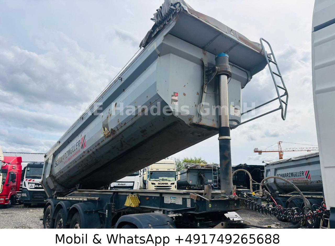 Schwarzmüller SK Stahl *24m³/Hardox/Alcoa/E-Verdeck/Wabco - Félpótkocsi billenőplatós: 1 kép. Schwarzmüller SK Stahl *24m³/Hardox/Alcoa/E-Verdeck/Wabco - Félpótkocsi billenőplatós: 1 kép.