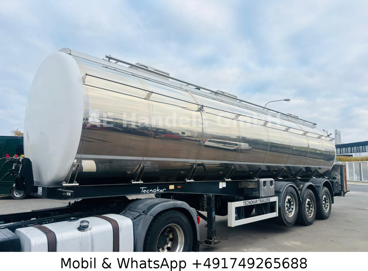 Tartályos félpótkocsi a következők szállításához tej Tecnokar / Grapar CG 2.01/S *31m³/3xKammer/Alcoa: 9 kép.