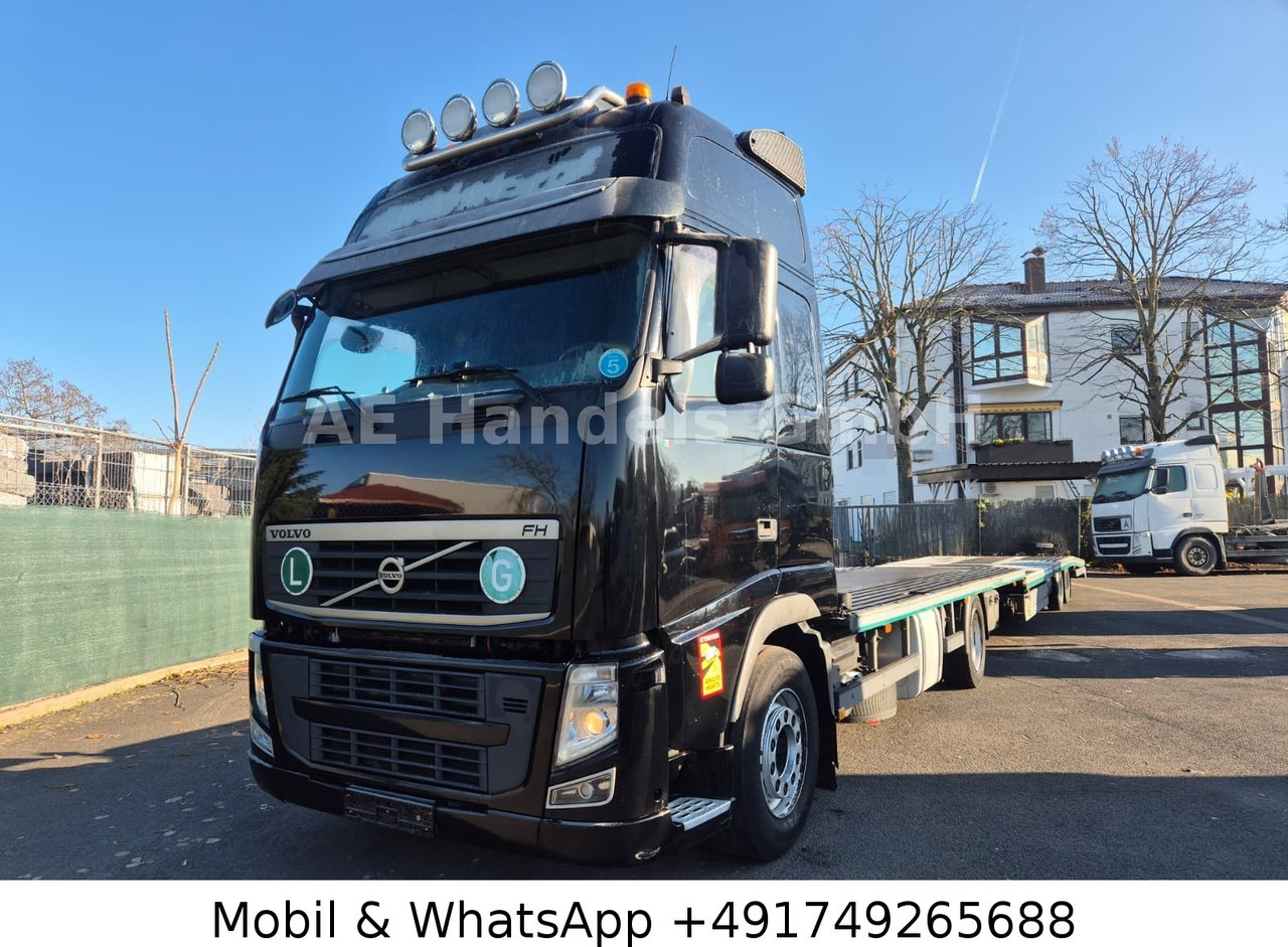 Volvo FH 13 GlobeTrotter XL LL *VEB+/Seilwinde/2xTank - Autószállító teherautó: 1 kép. Volvo FH 13 GlobeTrotter XL LL *VEB+/Seilwinde/2xTank - Autószállító teherautó: 1 kép.