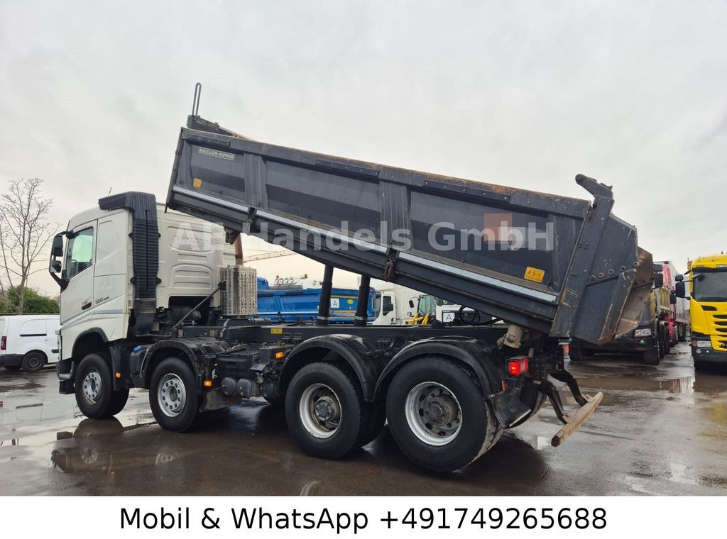 Volvo FH 500 BL 8x4 Meiller *VEB+/Bordmatik/13m³ - Billenőplatós teherautó: 3 kép. Volvo FH 500 BL 8x4 Meiller *VEB+/Bordmatik/13m³ - Billenőplatós teherautó: 3 kép.