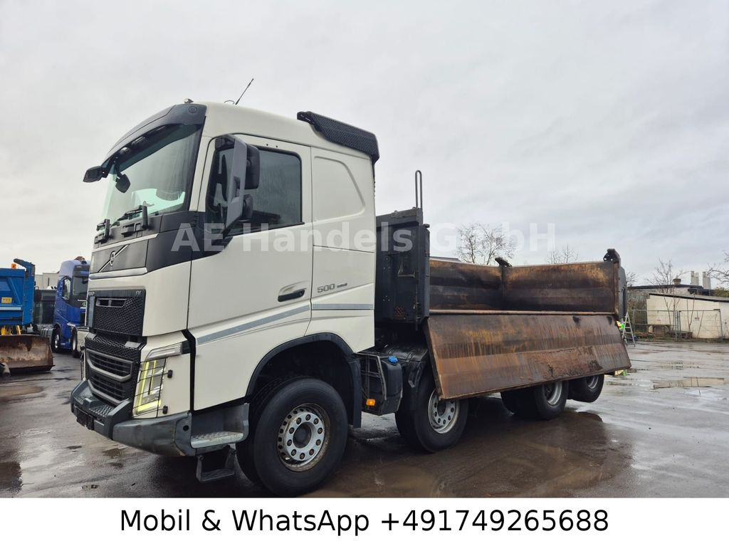 Volvo FH 500 BL 8x4 Meiller *VEB+/Bordmatik/13m³ - Billenőplatós teherautó: 2 kép. Volvo FH 500 BL 8x4 Meiller *VEB+/Bordmatik/13m³ - Billenőplatós teherautó: 2 kép.