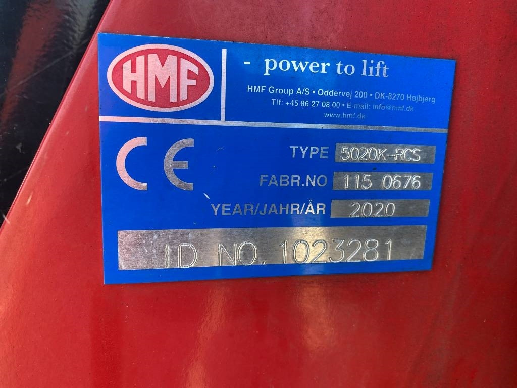 Rakodódaru - Teherautó HMF 5020 K-RCS/EVS 1er Main endommagée: 6 kép.