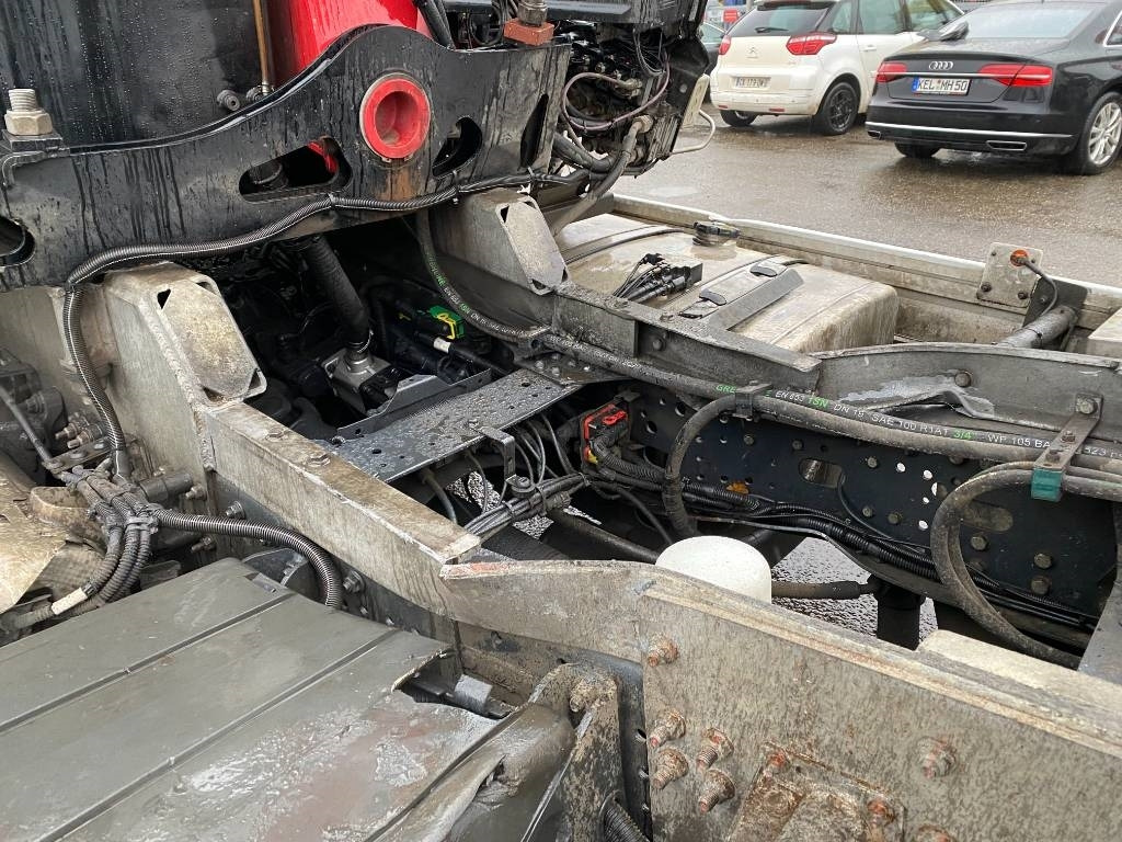Autószállító teherautó Iveco S WAY480 /FIAULT PF60 +GRUE HMF endommagée: 15 kép.