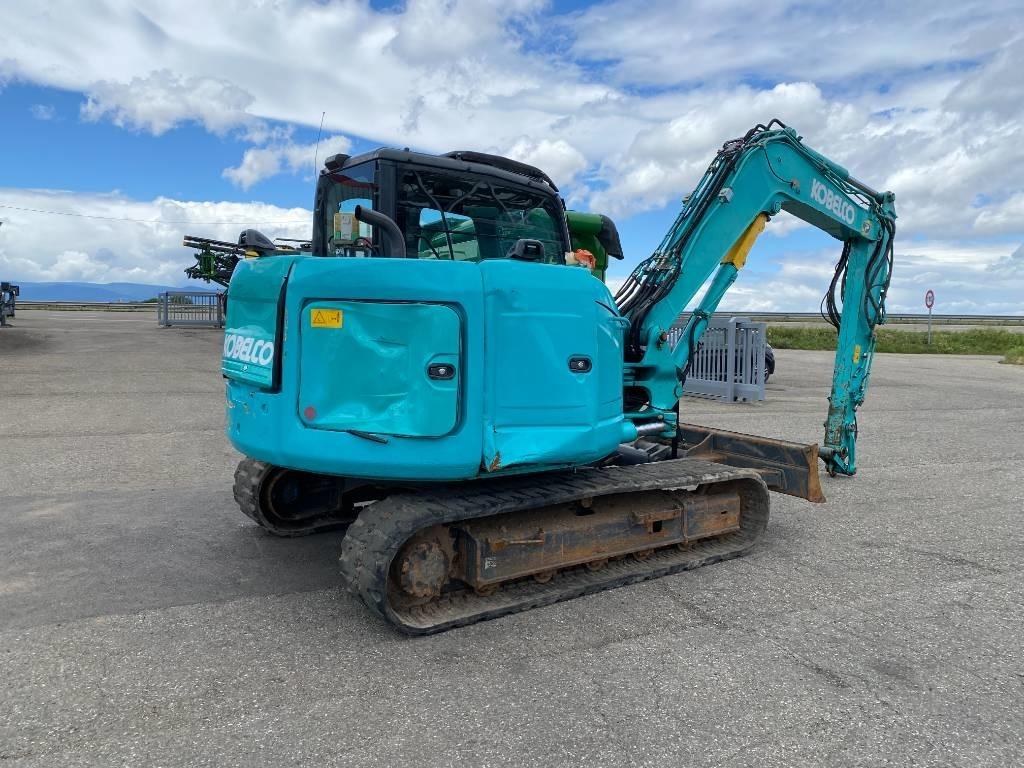 Kobelco SK85 MSR-3E / Certificat CE endommagée - Minikotró: 4 kép. Kobelco SK85 MSR-3E / Certificat CE endommagée - Minikotró: 4 kép.