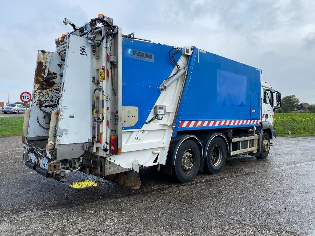 MAN TGS 26.360-6x2 FAUN VR5Z/ZÖLLER endommagé - Szemetesautó: 5 kép. MAN TGS 26.360-6x2 FAUN VR5Z/ZÖLLER endommagé - Szemetesautó: 5 kép.