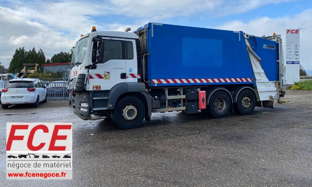 MAN TGS 26.360-6x2 FAUN VR5Z/ZÖLLER endommagé - Szemetesautó: 1 kép. MAN TGS 26.360-6x2 FAUN VR5Z/ZÖLLER endommagé - Szemetesautó: 1 kép.
