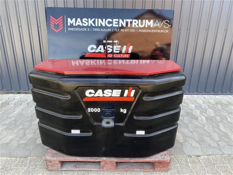 Case IH Frontvægtklods 2000 kg - Ellensúly: 1 kép. Case IH Frontvægtklods 2000 kg - Ellensúly: 1 kép.