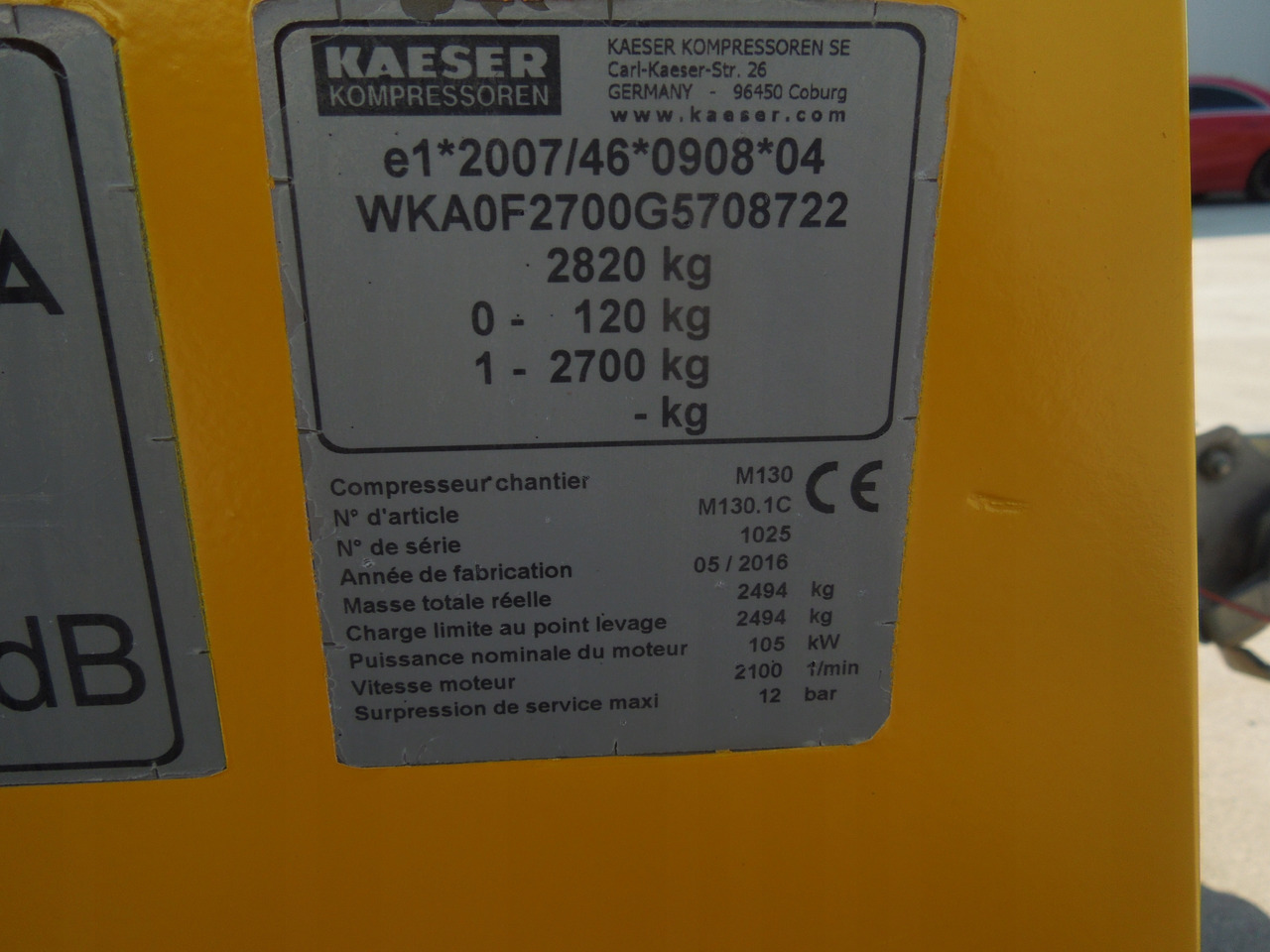 Légkompresszor KAESER M130: 8 kép.