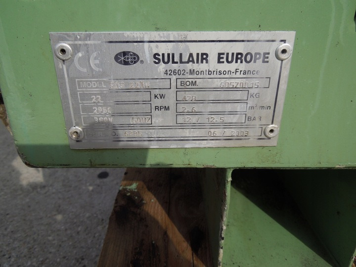SULLAIR BDS22 - Légkompresszor: 3 kép. SULLAIR BDS22 - Légkompresszor: 3 kép.
