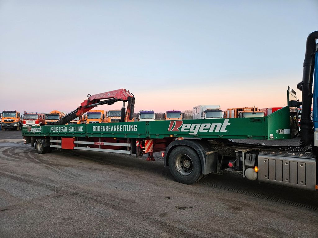 Hangler Kran Fassi F 240 Funk - Platós félpótkocsi: 5 kép. Hangler Kran Fassi F 240 Funk - Platós félpótkocsi: 5 kép.