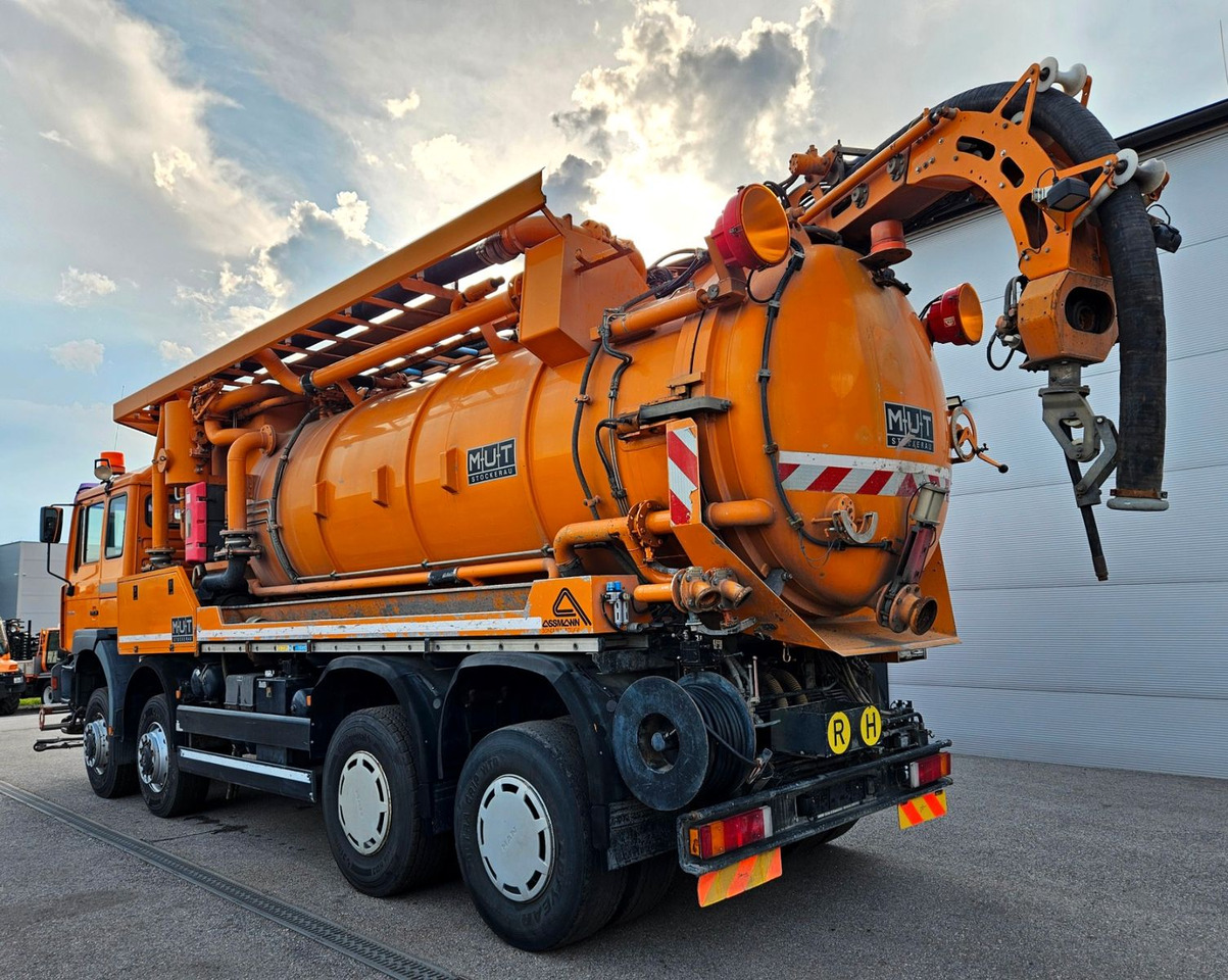 MAN FE35.410 8x6 Assmann Kanalspüler V2A Recycling - Szippantós autó: 3 kép. MAN FE35.410 8x6 Assmann Kanalspüler V2A Recycling - Szippantós autó: 3 kép.