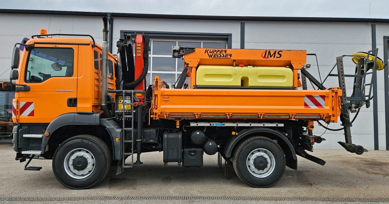 MAN TGM 18.290 4x4 Palfinger PK7001 Kran Funk Euro5 - Billenőplatós teherautó, Darus autó: 5 kép. MAN TGM 18.290 4x4 Palfinger PK7001 Kran Funk Euro5 - Billenőplatós teherautó, Darus autó: 5 kép.