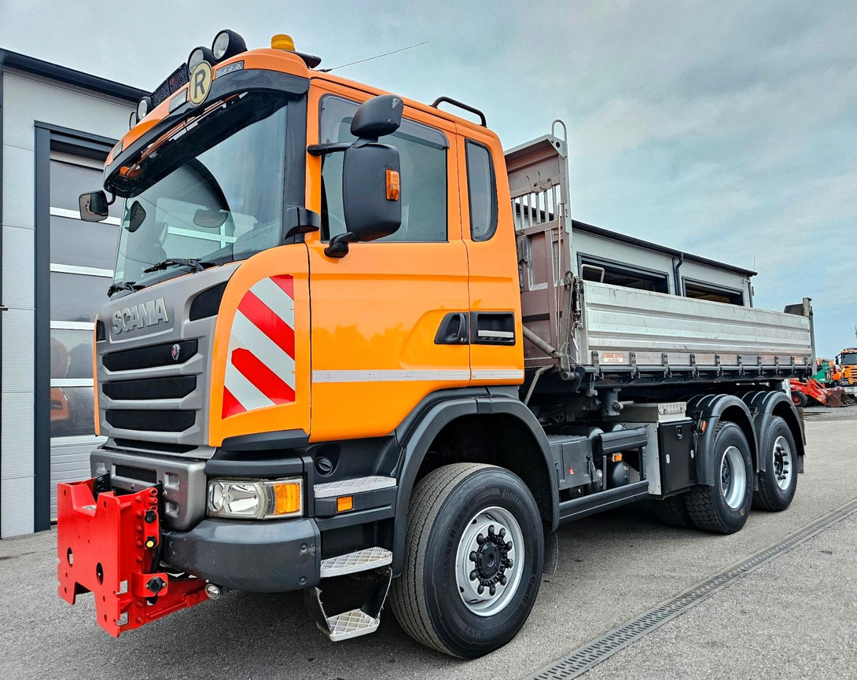 Scania G 410 6x4-4 Euro6  Winterdienst - Billenőplatós teherautó: 4 kép. Scania G 410 6x4-4 Euro6  Winterdienst - Billenőplatós teherautó: 4 kép.