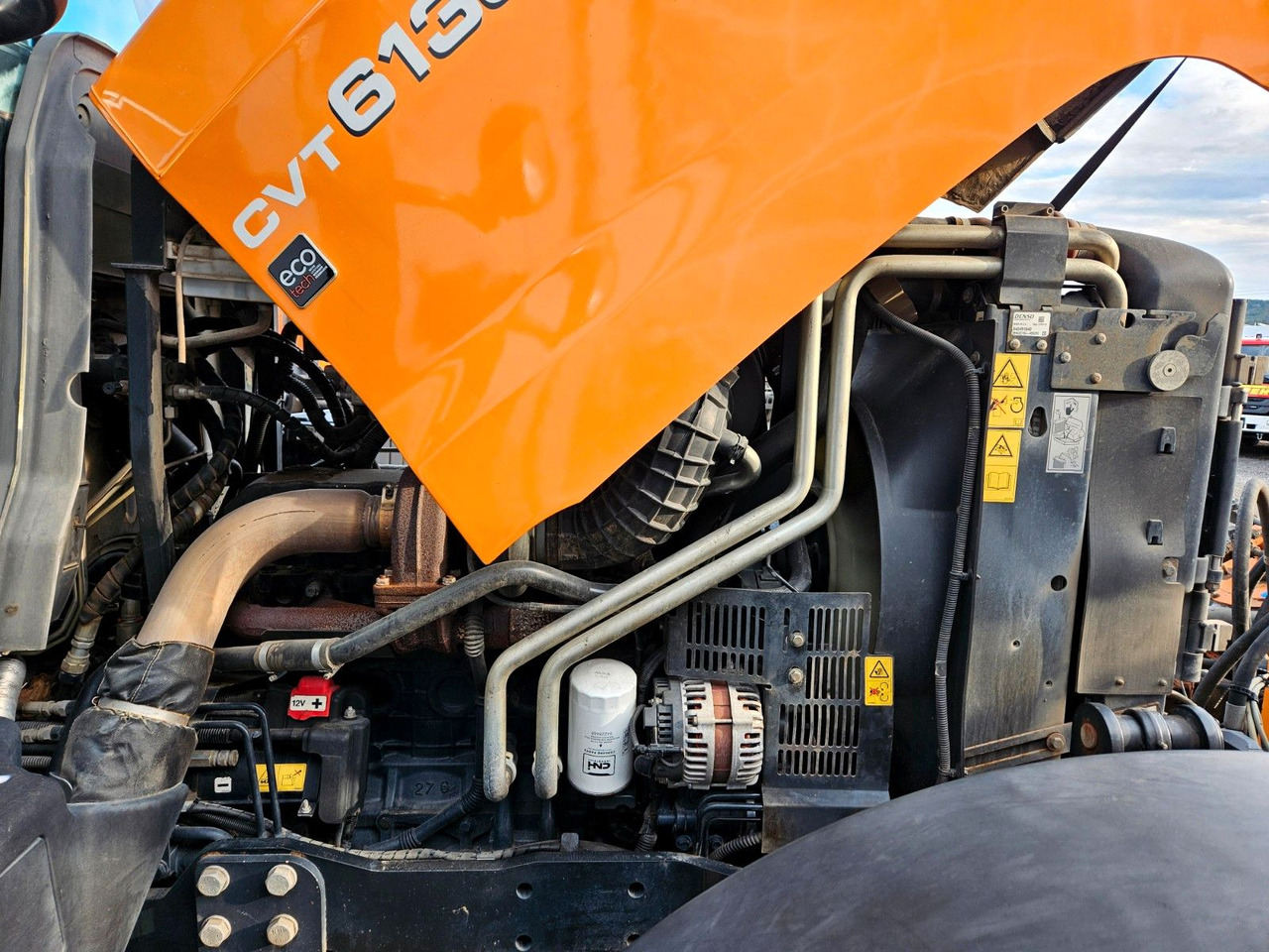 Kommunális traktor Steyr CVT 6130 Mulag MKM700 Mähkombination Kommunal: 19 kép.