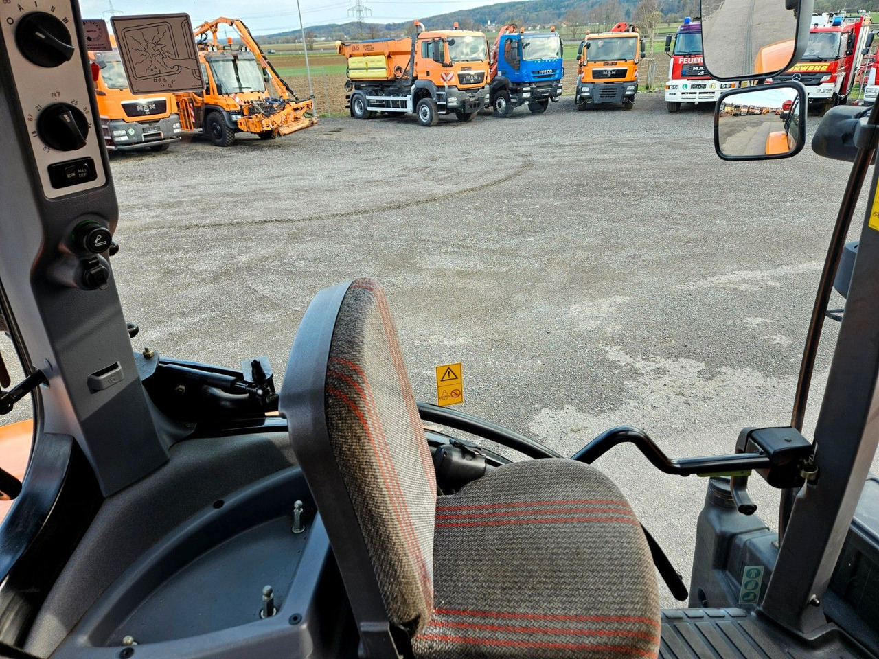 Kommunális traktor Steyr CVT 6130 Mulag MKM700 Mähkombination Kommunal: 26 kép.