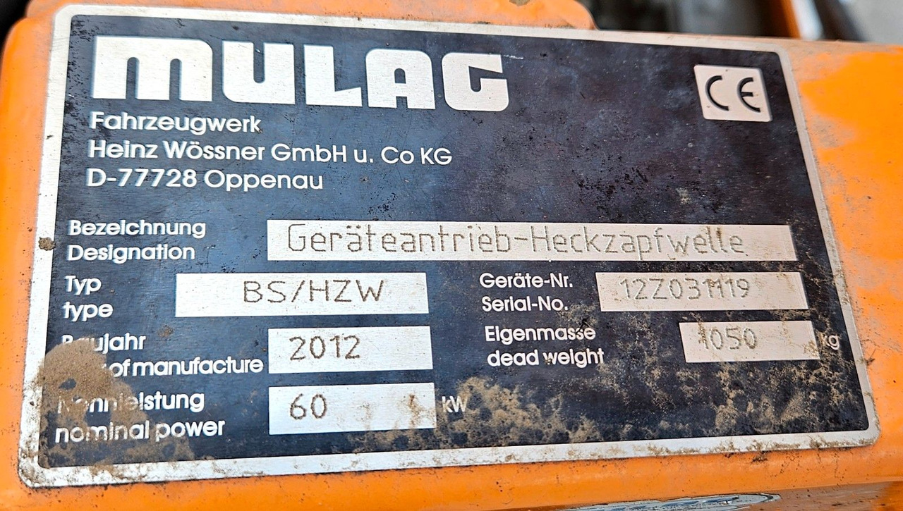 Kommunális traktor Steyr CVT 6130 Mulag MKM700 Mähkombination Kommunal: 13 kép.