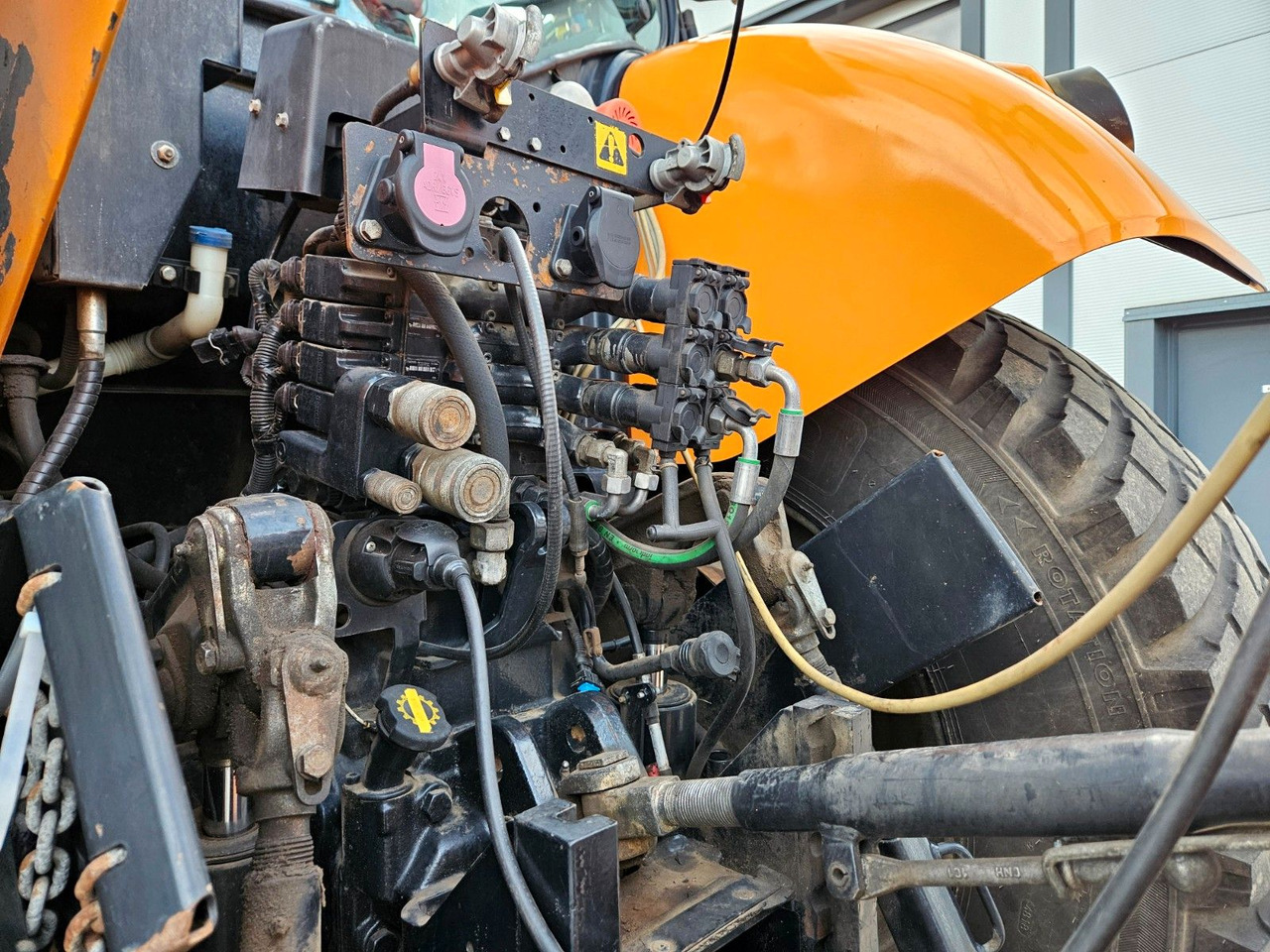 Kommunális traktor Steyr CVT 6130 Mulag MKM700 Mähkombination Kommunal: 14 kép.