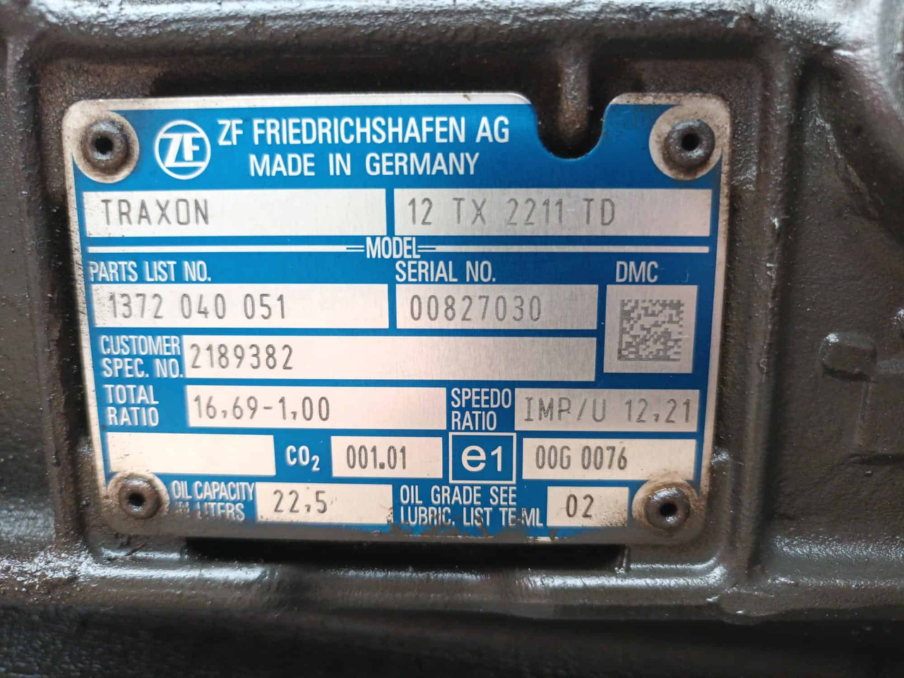 Cambio Traxon 12TX2211TD DAF E6 - Sebességváltó: 5 kép. Cambio Traxon 12TX2211TD DAF E6 - Sebességváltó: 5 kép.